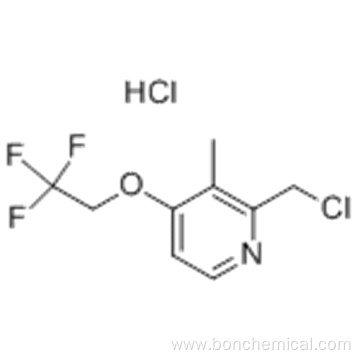 Pyridine,2-(chloromethyl)-3-methyl-4-(2,2,2-trifluoroethoxy)-, hydrochloride (1:1) CAS 127337-60-4 